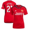 Ženski - Nogometni Dres Manchester United Antony 21 Domaći 23/24